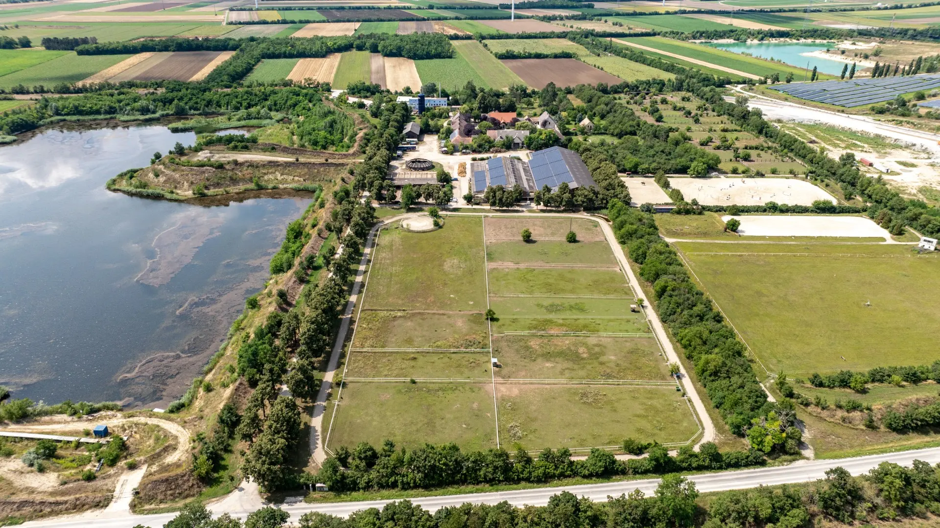 Zuckermantelhof Luftaufnahme